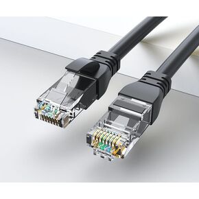 Cat6 RJ45 Male to Male 3.3ft Black