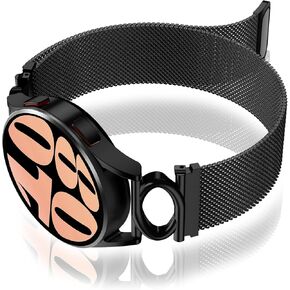 20mm Milanese Metal Bands for Samsung Galaxy Watch 6 5 4 Band 40mm 44mm/Watch 5 Pro Band 45mm/Watch 6 4 Classic/Watch 3 41mm