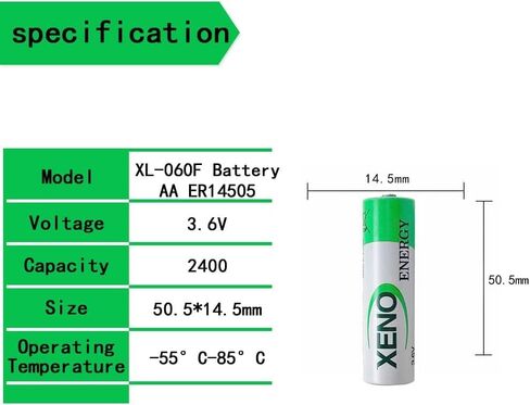 (حزمة من 4) XL-060F 2400MAH 3.6V AA LISOCI2 بطارية أجهزة تتبع أنظمة الإنذار عدادات الليثيوم غير القابلة للتشغيل in Saudi Arabia
