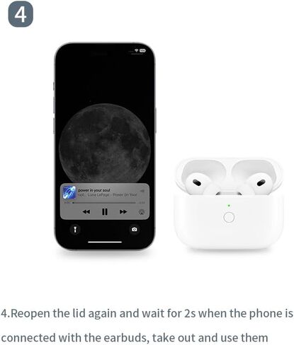 for AirPods Pro Charging Case (Lightning Port), Wireless Charging Case for AirPods Pro 1st & 2nd Generation, AirPod Pro Charging Case Replacement with Lightning Charging Port, No Earbuds (Lightning01) in Saudi Arabia