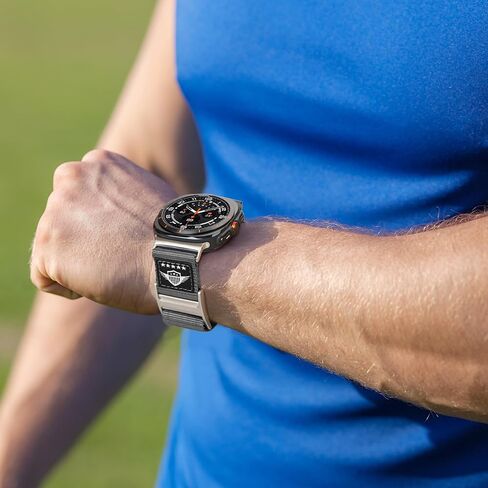 فرقة نايلون الوعرة متوافقة مع Galaxy Watch Ultra Bands 47 مم ، لا توجد فرق رياضية GAP للرجال متوافقة مع Samsung Watch Ultra Band (2024) ، USA Flag in Kuwait