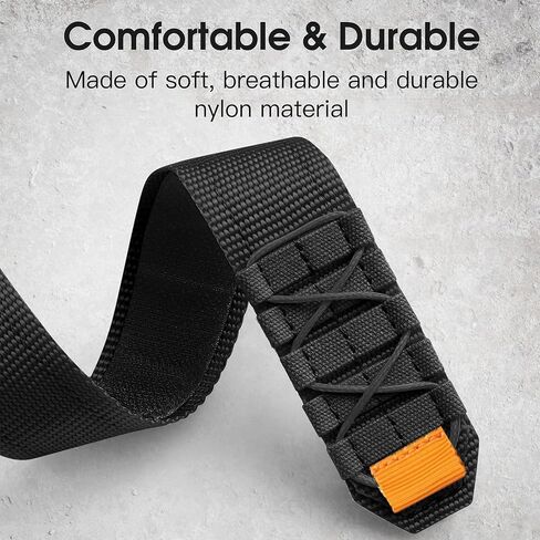 Compatible with Ticwatch Atlas Bands, 24mm Rugged Nylon Sports Strap with Woven Loop Design Compatible with Ticwatch Pro 5 Enduro/Pro 5 / Atlas Smartwatch in Saudi Arabia