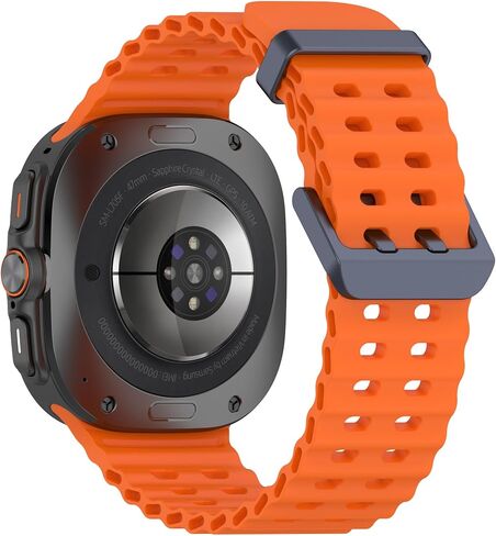 TENOC Watch Band Compatible with Samsung Galaxy Watch Ultra 47mm 2024, Soft Ocean Silicone Women Men Replacement Accessory Marine Band sport Strap in Saudi Arabia