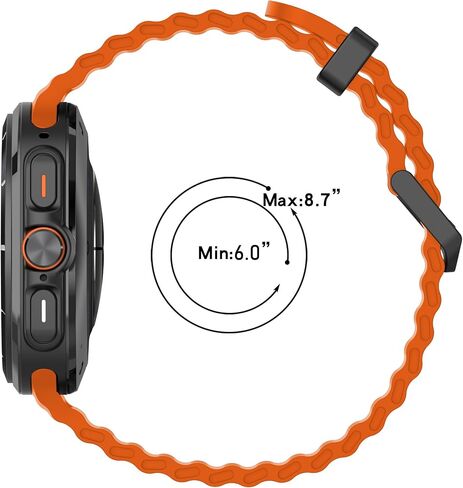 TENOC Watch Band Compatible with Samsung Galaxy Watch Ultra 47mm 2024, Soft Ocean Silicone Women Men Replacement Accessory Marine Band sport Strap in Saudi Arabia