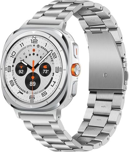 TRUMIRR واحدة نقرة واحدة لفرقة Galaxy Watch Ultra 47mm ، لا يوجد حزام بديل لاتفاقية الفولاذ المقاوم للصدأ من أجل Samsung Galaxy Watch Ultra 47mm (2024) in Kuwait