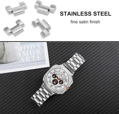 TRUMIRR واحدة نقرة واحدة لفرقة Galaxy Watch Ultra 47mm ، لا يوجد حزام بديل لاتفاقية الفولاذ المقاوم للصدأ من أجل Samsung Galaxy Watch Ultra 47mm (2024) in Kuwait