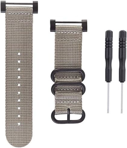 Watch Wrist Band Compatible with Suunto Core, Premium Woven Nylon Canvas Strap Replacement Kit, 24mm Sport Strap, Lugs Adapter, Threadlocker, Screw Tools in Kuwait