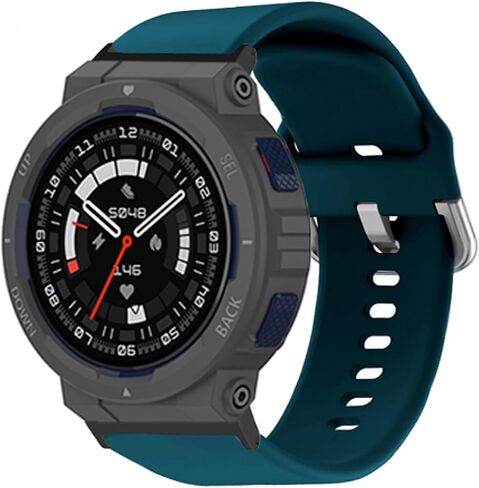 hengkang Fit for Amazfit Active Edge Watch Bands Women Men, Stylish Adjustable Silicone Replacement Bands Straps Wristbands Accessory Band Bracelet for Amazfit Active Edge A2212 in Saudi Arabia