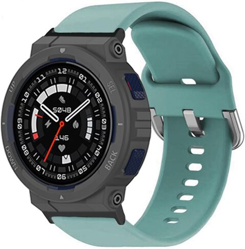 hengkang Fit for Amazfit Active Edge Watch Bands Women Men, Stylish Adjustable Silicone Replacement Bands Straps Wristbands Accessory Band Bracelet for Amazfit Active Edge A2212 in Saudi Arabia