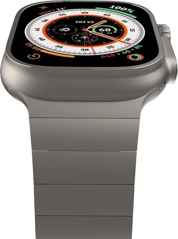 Titanium Apple Watch Band Ultra Metal Band ، متطابقة ألوان Ultra ، لأشرطة IWatch متوافقة مع أحجام 49 مم 45 مم 44 مم ، سلسلة Apple Watch 8/7/6/5/SE Ultra Band in Saudi Arabia