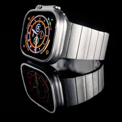 Titanium Apple Watch Band Ultra Metal Band ، متطابقة ألوان Ultra ، لأشرطة IWatch متوافقة مع أحجام 49 مم 45 مم 44 مم ، سلسلة Apple Watch 8/7/6/5/SE Ultra Band in Saudi Arabia