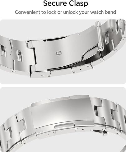 MIIMALL 20MM نطاقات التيتانيوم لـ Samsung Galaxy Watch 7 Band ، [96 ٪ Pure Titanium] العمل لا يوجد حزام معدني فاتح للضوء لمراقبة Galaxy Fe/7/6/5/4 in Kuwait