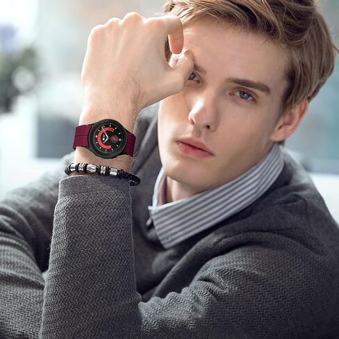 𝐊𝐢𝐭𝐰𝐚𝐲 نطاقات متوافقة مع Samsung Galaxy Watch 5 Pro 45mm/Galaxy Watch 7 6 5 40mm 44 مم ، لا يوجد حزام استبدال سيليكون الفجوة مع مشبك ملون in Kuwait