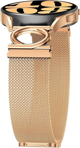 20mm Milanese Metal Bands for Samsung Galaxy Watch 6 5 4 Band 40mm 44mm/Watch 5 Pro Band 45mm/Watch 6 4 Classic/Watch 3 41mm in Saudi Arabia