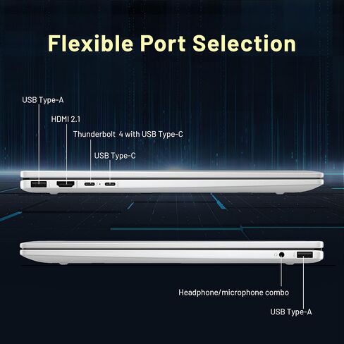 HP Envy X360 16 "كمبيوتر محمول ، 2-في 1 شاشة اللمس Wuxga ، Intel Ultra 7 155U ، 16 جيجا بايت LPDDR5 ، تخزين 2.16 تيرابايت (2TB SSD و 160GB للإرساء in Saudi Arabia