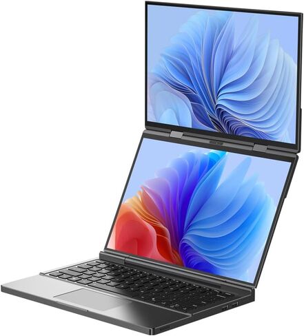 GPD Duo Dual-Oled Screen Laptop ， 13.3 "شاشة تعمل باللمس 2.8K دقة عرض AMD RYZEN AI 9 HX 370 WIN 11 64GB LPDDR5 RAM/2TB M.2 NVME 2280 SSD in Kuwait