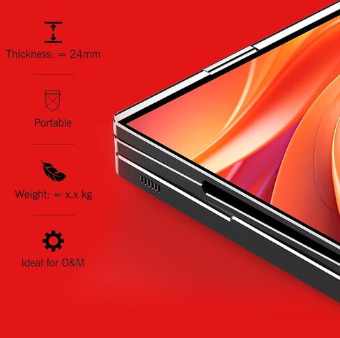 GPD Duo Dual-Oled Screen Laptop ， 13.3 "شاشة تعمل باللمس 2.8K دقة عرض AMD RYZEN AI 9 HX 370 WIN 11 64GB LPDDR5 RAM/2TB M.2 NVME 2280 SSD in Kuwait