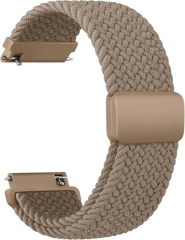 Amzpas Magnetic Nylon Watch Bands Compatible with Fossil Gen 6/Gen 5 Watch Bands, Quick Release 22mm Stretchy Loop Elastic Straps for Men's/Women's 44mm Watch in Saudi Arabia