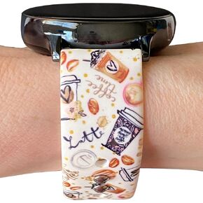 Compatible with Samsung Galaxy Watch 7 FE 6 5 4 Band 40mm 44mm Galaxy Watch 7/Galaxy Watch 6 Classic Band/Galaxy Watch 4 Classic Band 20mm Silicone Watch Strap