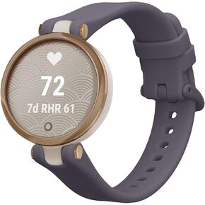 kwmobile Strap Compatible with Garmin Lily Sport Strap - Replacement Silicone Watch Band - Beige