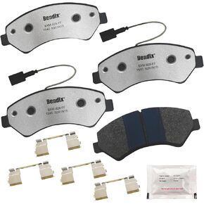 Bendix Fleet Metlok Severe Duty Front Brake Pads for Ram ProMaster 2016-2015, ProMaster 1500 2016-2014, ProMaster 2500 2016-2014, ProMaster 3500 2016-2014 -(MKD1540FM)