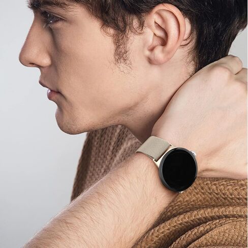 Amzpas Band for Google Pixel Watch 3 41mm Band Women Men ، حزام استبدال مغناطيسي قابل للتعديل in Kuwait