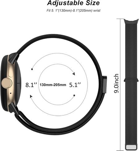 Amzpas Band for Google Pixel Watch 3 41mm Band Women Men ، حزام استبدال مغناطيسي قابل للتعديل in Saudi Arabia