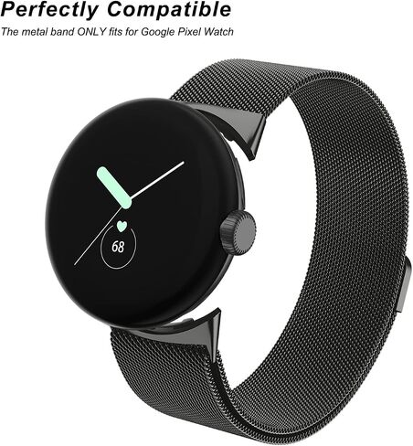 Amzpas Band for Google Pixel Watch 3 41mm Band Women Men ، حزام استبدال مغناطيسي قابل للتعديل in Saudi Arabia