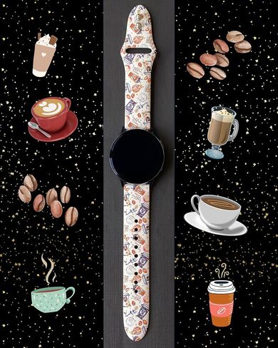 Compatible with Samsung Galaxy Watch 7 FE 6 5 4 Band 40mm 44mm Galaxy Watch 7/Galaxy Watch 6 Classic Band/Galaxy Watch 4 Classic Band 20mm Silicone Watch Strap in Kuwait