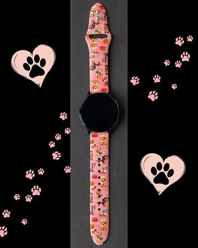 Compatible with Samsung Galaxy Watch 7 FE 6 5 4 Band 40mm 44mm Galaxy Watch 7/Galaxy Watch 6 Classic Band/Galaxy Watch 4 Classic Band 20mm Silicone Watch Strap in Kuwait