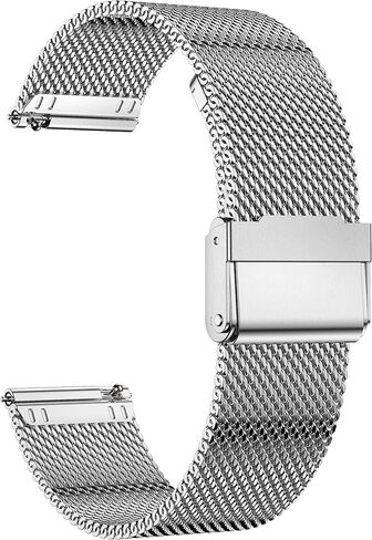 Watch Bands for Galaxy Watch 46mm/Galaxy Watch 3 45mm/Gear S3 Frontier/Classic Band, 22mm Mesh Stainless Steel Watch band for Garmin Vivoactive 4 45mm,Fossil Gen 5 Carlyle hr/Garrett in Kuwait