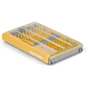 Plano EDGE 3700 Jerkbait Tackle Box, 14" Lx 9" W x 1.88" H, Protects up to 20 Baits, Utility Boxes for Fishing, Rustrictor Rust Prevention Technology, Watertight Seal, EZ Labeling System