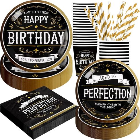 زينة حفلات عيد ميلاد الخنزير، 120 قطعة من لوازم الحفلات ذات طابع الخنزير، أدوات مائدة رائعة للاستعمال مرة واحدة تتضمن أطباق ورقية ومناديل وأكواب وقش | يخدم 24 in Kuwait