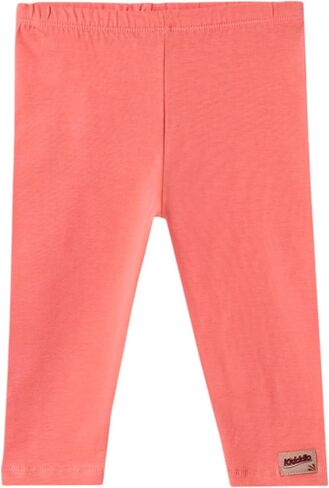 Baby & Toddler Capri Leggings Soft Cotton Stretch Everyday Wear | Elastic Waist, 95% Cotton, Breathable, 3M–5T in Saudi Arabia