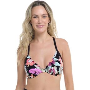Skye Women's Standard Hilary D, DD, E, F Cup Underwire Bikini Top Swimsuit, Jungle Nights