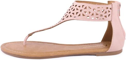 Women's Thong Flat Sandals T-Strap Sandals Ankle Strap Strappy Sandals Summers Sandals in Kuwait