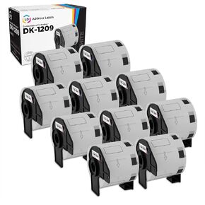 LD Products Compatible Address Label Replacements for Brother DK-1209 1.1 inch x 2.4 inch (10 Pack, 800 Labels) for P-Touch: QL-1050, QL-1050N, QL-1060N, QL-500, QL-550, QL-570, QL-570VM, and QL-580N