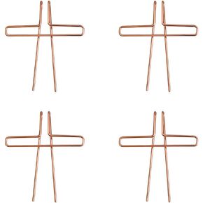4 Pieces Music Book Clip Metal Music Book Clip Book Page Holder Book Page Clip Book Page Holder Clip Book Open Holder Book Open Clip Music Page Holders Music Book Page Holder, Rose Gold