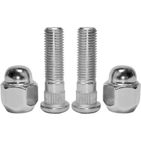 M12x1.50 Wheel Lug Stud Nut Set Compatible with Hyundai Sonata Elantra Tucson Genesis Accent Santa Fe Forte Kia Optima Rio Rondo Soul Forte5 More 610-568 52950-14140 (4PCS)
