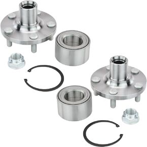 TRQ Wheel Bearing and Hub Front pair for Matrix Celica Corolla