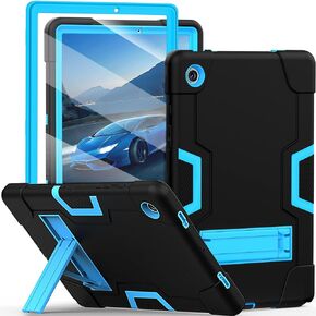 حافظة WESOROL Galaxy Tab A9 Plus، حافظة لجهاز Samsung Tablet A9+ Plus مع مسند واقي شاشة مدمج، حافظة هجينة مقاومة للصدمات Samsung Galaxy Tab A9+ 10.9 بوصة موديل 2023 (SM-X210/X216/X218)