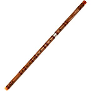 Separable Bamboo Flute Traditional Handmade Chinese Musical Instrument in Key E F G (Key F)