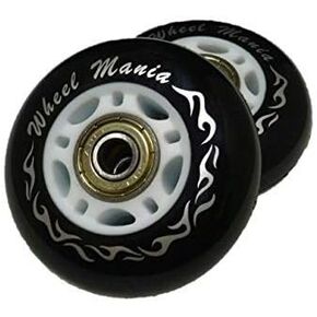 عجلات Ripstik من WM 68 مم 76 مم صلابة D40(A95) استبدال لوحة العجلات مع محامل ABEC 7 سرعات 2 مجموعة من اثنين من سكوتر الأمتعة Ripstick مضمنة