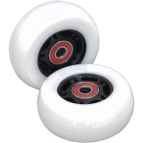 AlveyTech 76 mm x 30 mm Caster Wheels for The Razor Crazy Cart (V7+), Crazy Cart Shift (V1+), & Crazy Cart XL (V3+) (Set of 2)
