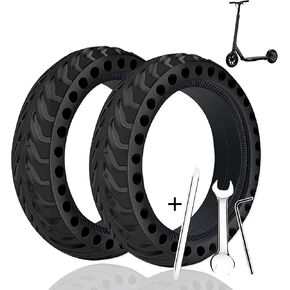 Scooter Replacement Wheels，2PCS 8.5x2 inches Solid Tires Front or Rear Replacement Honeycomb Solid Tires for Xiaomi M365 / Pro 2 / Pro/ 1S and All 8.5'' Scooter Tires in Kuwait