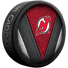New Jersey Devils Officially Licensed Stitch Design Hockey Puck