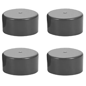 4 Pack Bearing Dust Protector Cover 1.98 Inch Grey Rubber Caps Trailer Wheel Hub Dust Covers Replacement Bearing Protector