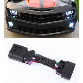 DRL Adapter for 2010-2013 Chevrolet Camaro DRL + Headlights + Halos Harness Plug and Play Adapter Kit, Gain Control of Your Daytime Running (Fog) Lights!