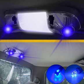 3Pcs Blue Interior Map Dome Light LED Bulbs Compatible with 1987-1996 Ford F-150 F-250 Bronco in Kuwait