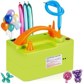 AGPtEK Electric Air Balloon Pump, 3-in-1 Electric Balloon Pump for Latex 260Q Foil Balloons 110-120V 500W Portable Electric Balloon Blower Air Pump Balloons Inflator for Party Holiday Decoration